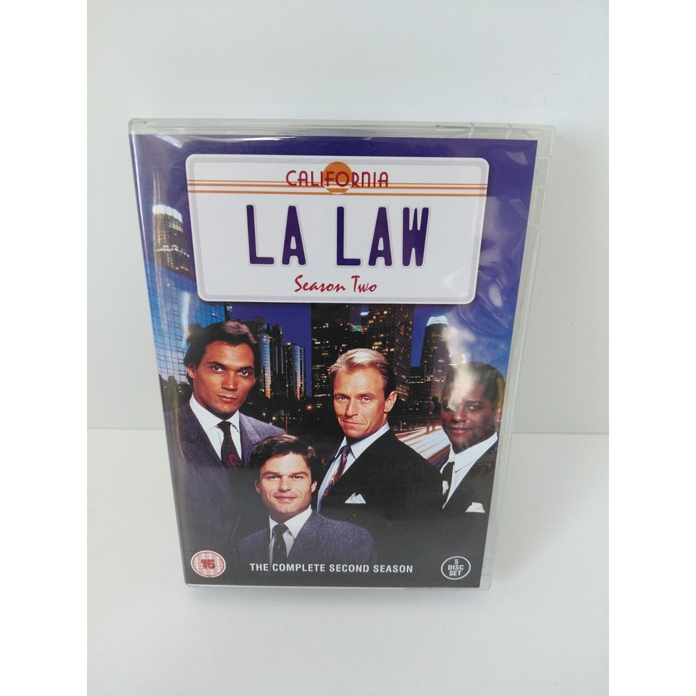 California LA LAW SERIES - COMPLETE SEASON 2 UK DVD 1987-88 RARE